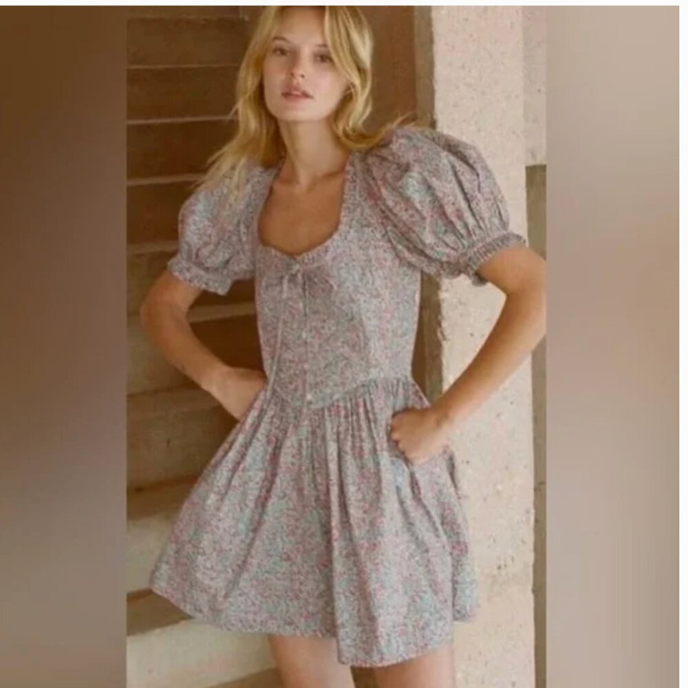 Doen Trail Mini Dress Petit Jardin Flora